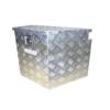 Coffre aluminium trapèze 95L Dimensions 720/400 x 380 x 460 mm (dispo 15/06/23)