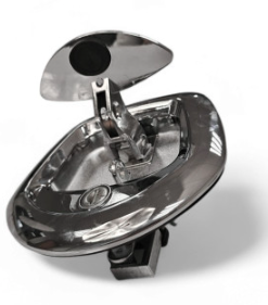 FERMETURE INOX ENCASTRABLE TYPE QUEUE DE BALEINE