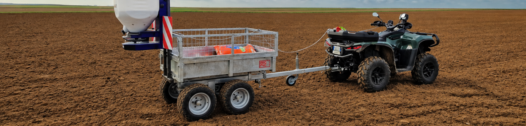 Remorque agricole : stabilité sur terrains accidentés