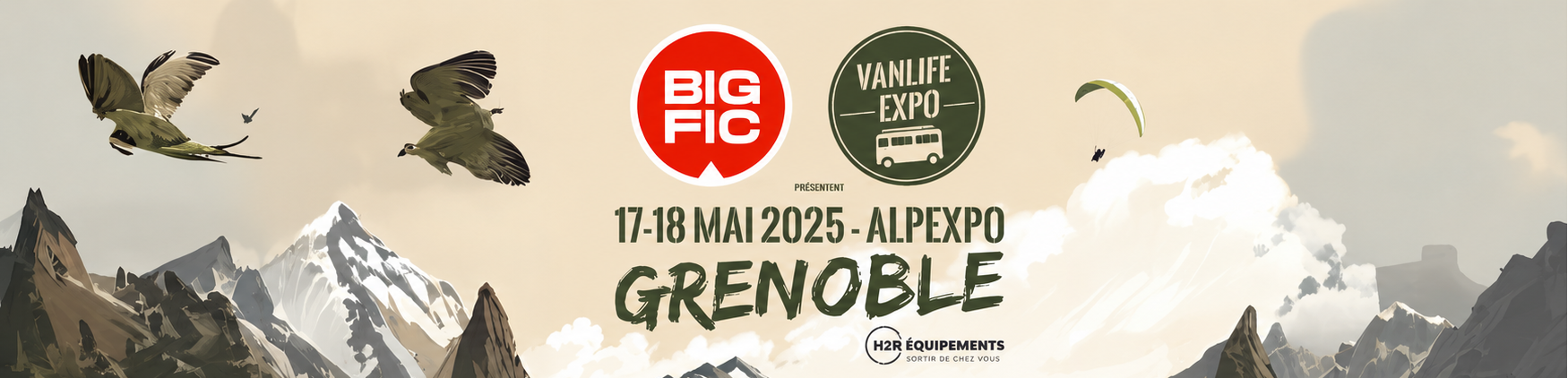 BIGFIC au Alpexpo pour le Vanlife Grenoble